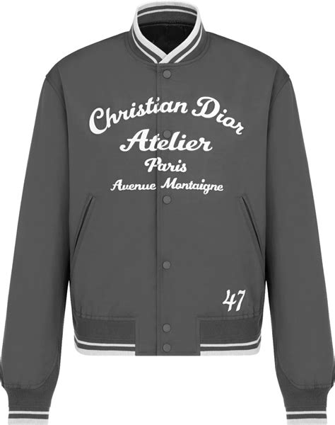 diamante dior bomber jacket|Dior puffer jacket grey.